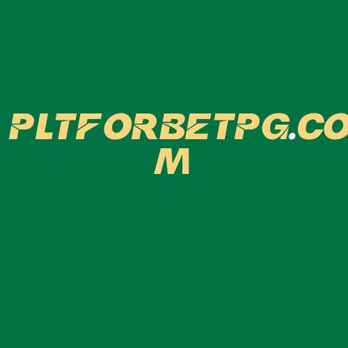 Logo da PLTFORBETPG